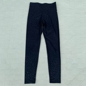 Carbon38 Black Leopard Print Leggings Size Small
